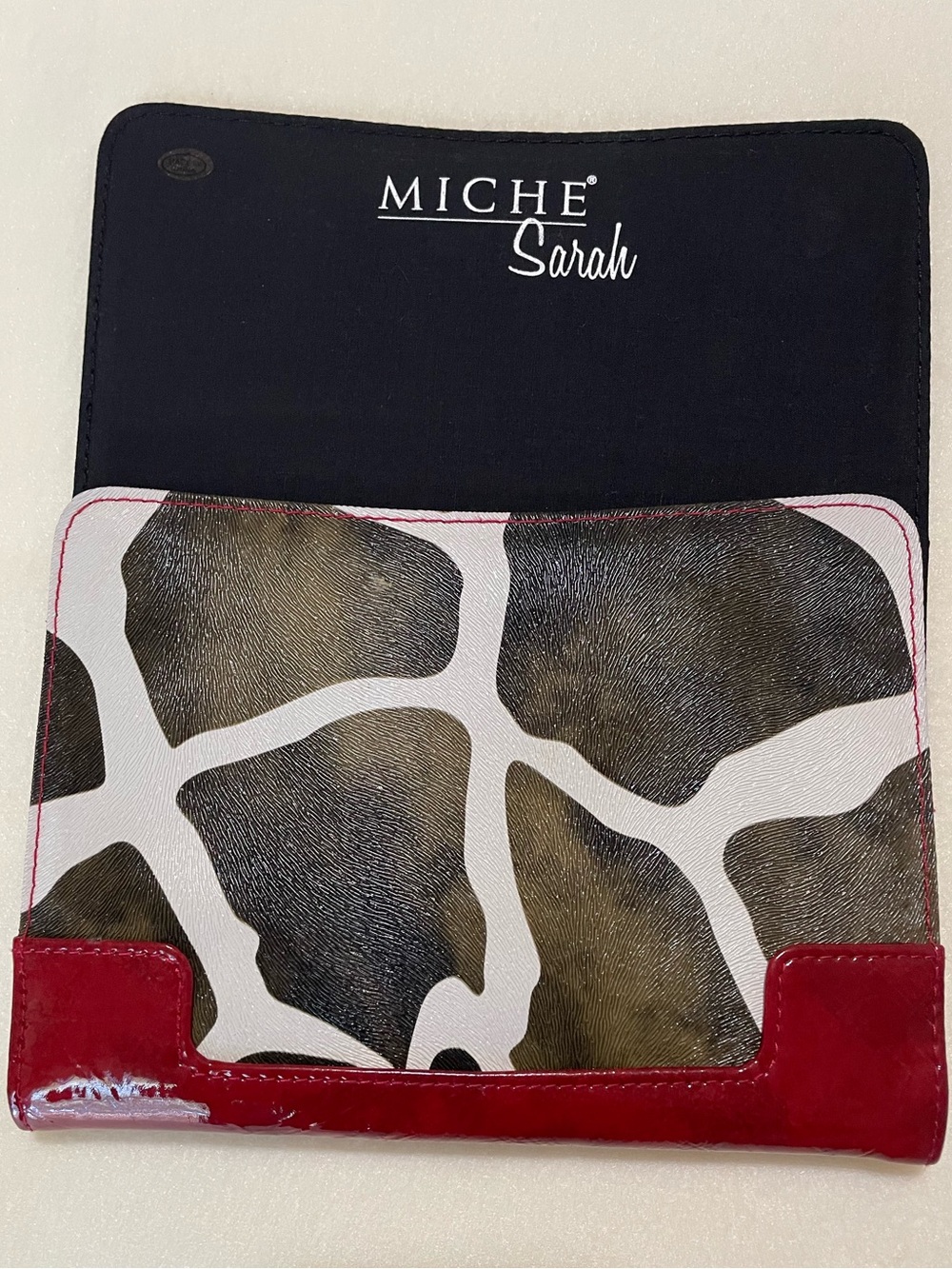MICHE Petite Sarah SHELL Magnetic Interchangeable giraffe print Shell